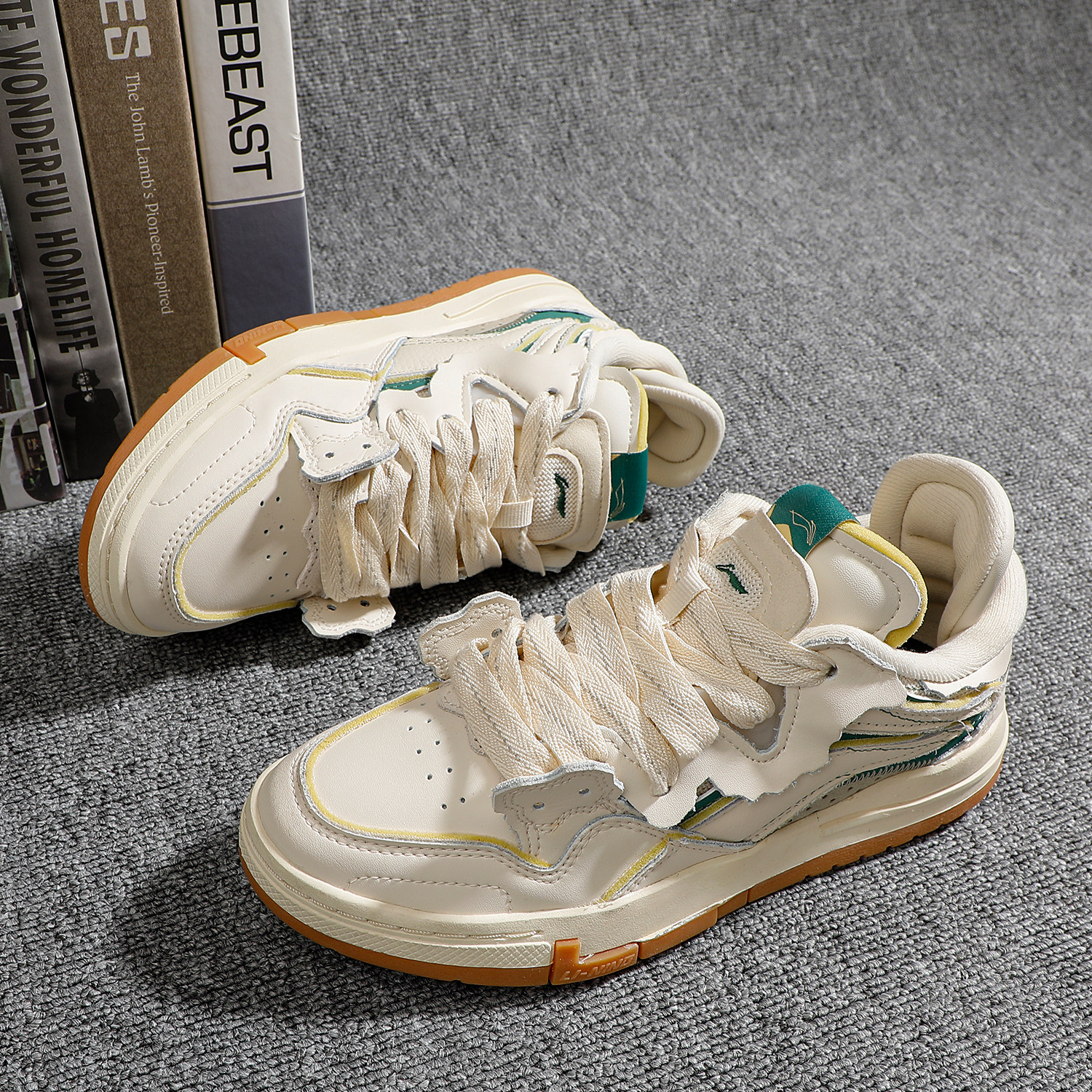 李宁板鞋休闲鞋女子2025秋季新款时尚潮流耐磨滑板文化鞋运动鞋子,运动鞋new,板鞋,淘宝优惠券,粉丝福利购,淘宝优惠卷