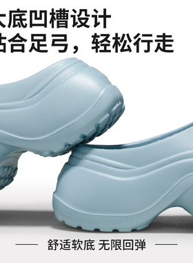 李宁拖鞋PROJECT SLIDE女子2025时尚耐磨轻便厚底休闲凉拖AGAU002