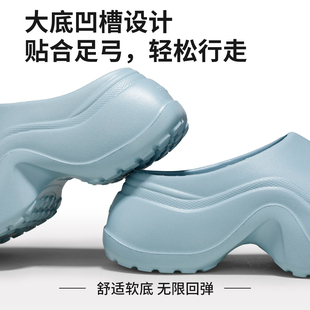 SLIDE女子2025时尚 耐磨轻便厚底休闲凉拖AGAU002 PROJECT 李宁拖鞋