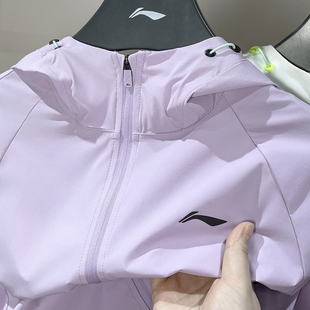 跑步宽松冰感防晒运动风衣上衣AFDU164 新款 李宁风衣女款 2025夏季