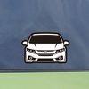新款适用HONDA CITY 经典锋范车贴汽车贴纸低趴贴纸改装车贴 0582