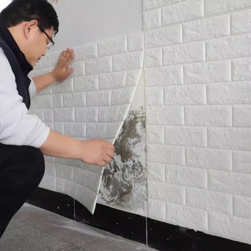 墙贴客厅卧室防水防潮3d立体防撞自粘墙纸现代砖纹背景墙软包自贴