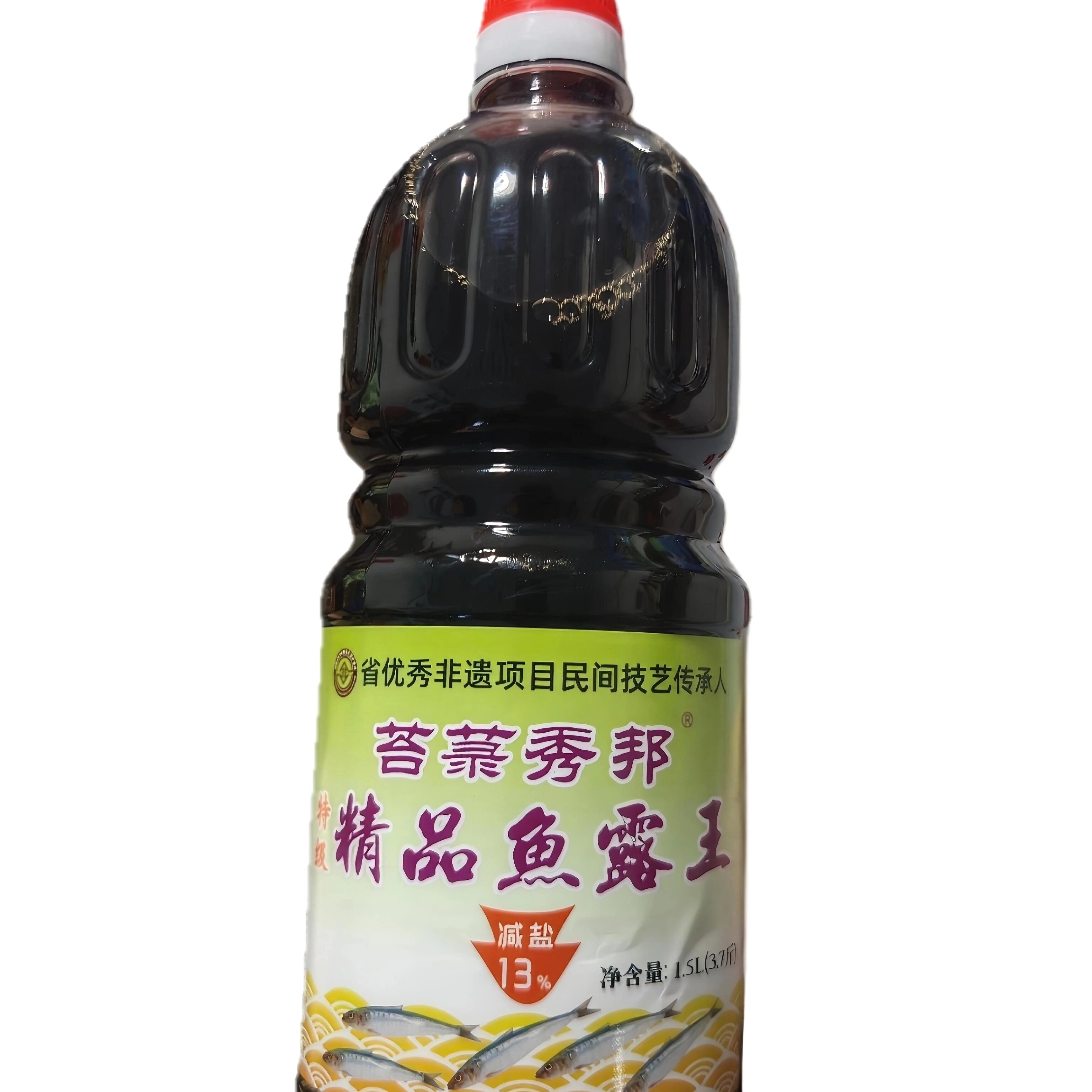 包邮纯海鱼酱油苔菉秀邦连江好裕精品鱼露王虾油调料大瓶减盐款13