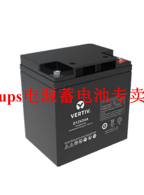 维谛VERTIV D12V24A 12V24Ah UPS EPS 电力系统 阀控式铅酸蓄电池