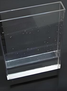 高透明亚克力小鱼缸桌面小鱼缸亚克力盒子婚庆盒子扁形盒子定制