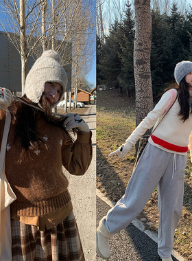 Tetu STUDIO 2024FW“丹麦色彩”俏皮两色马海毛背心马甲