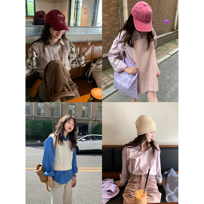 Tetu三色随性简约松弛感衬衫