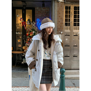 Tetu 挪威街头 重工羊羔毛一体冬季 保暖派克羽绒服 STUDIO