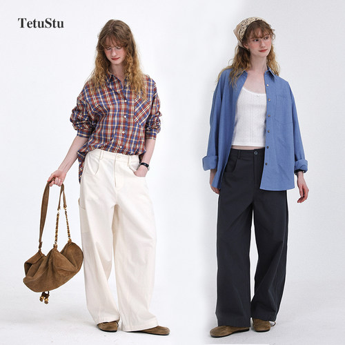 Tetu STUDIO 2026SS 两色宽松休闲棉质衬衫外套