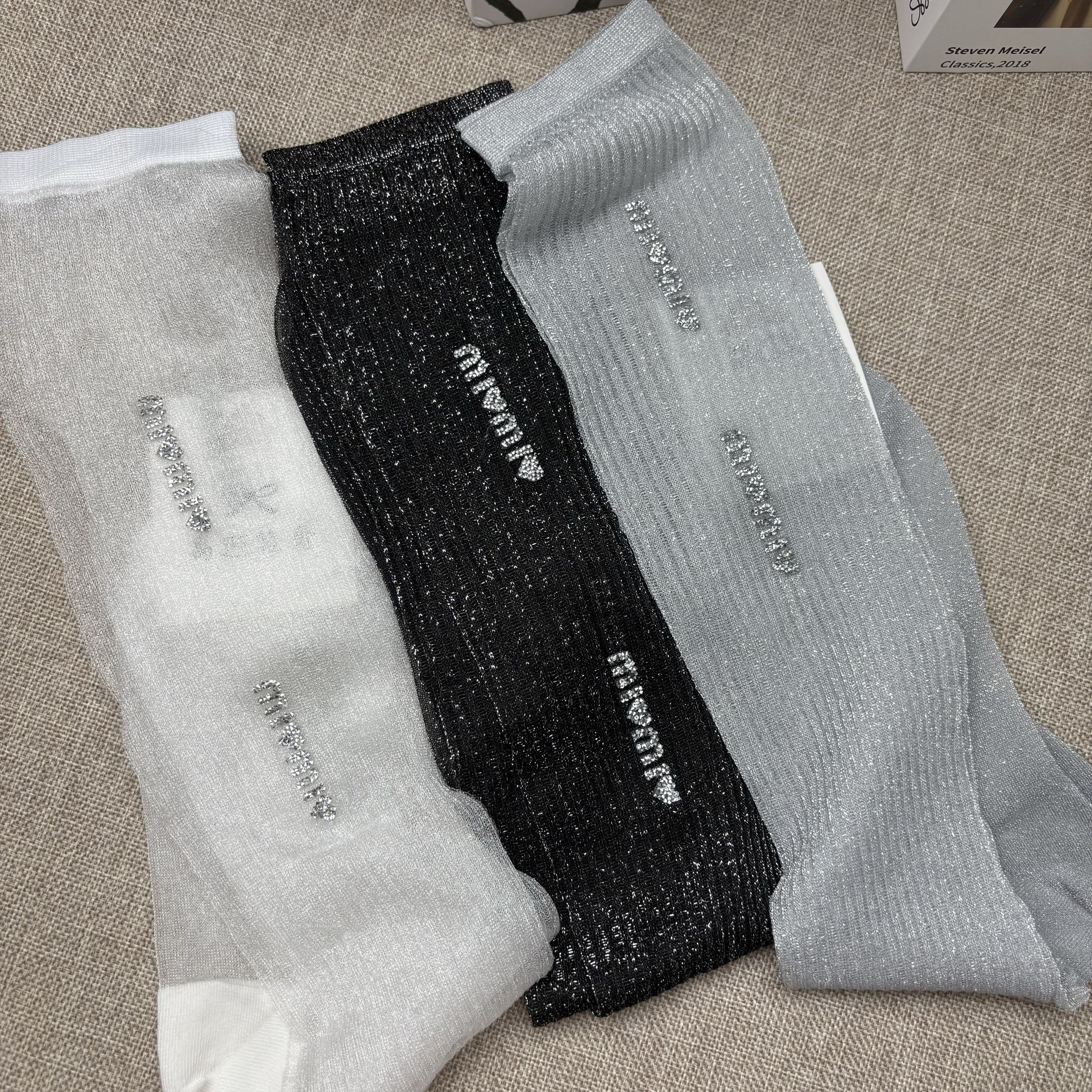 欧货YY春夏新款蕾丝小腿袜女时尚潮流袜甜美可爱个性薄丝堆堆袜