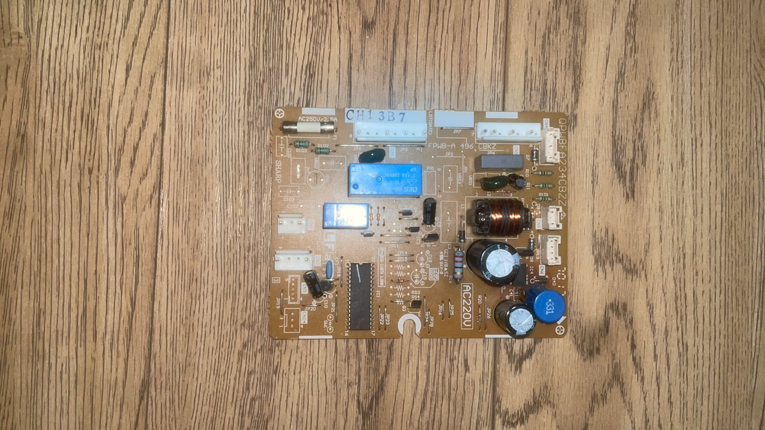 原装夏普冰箱BCD-155WV-G电脑板主板OPWBFA234CBZZ