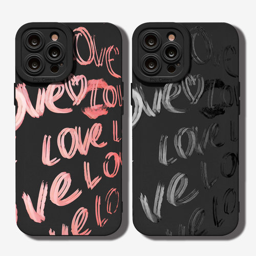 苹果华为任意机型情侣甜美天使壳