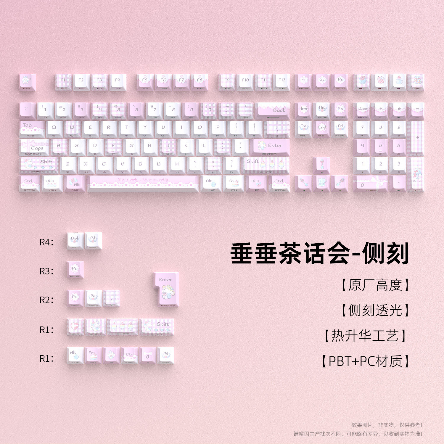 垂垂茶话会热升华透光键帽图片