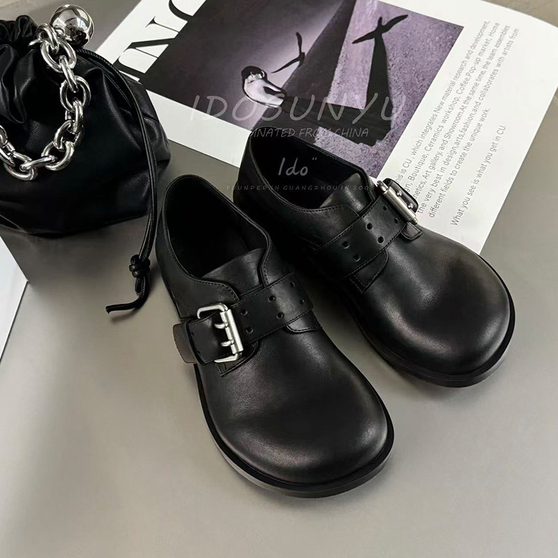 ido英伦风大头皮鞋女2026春季新款平底皮带扣复古百搭勃肯鞋单鞋,女鞋,勃肯鞋/软木鞋,淘宝优惠券,粉丝福利购,淘宝优惠卷
