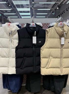 New Balance NB25新款男女同款舒适百搭休闲羽绒马甲AMV53359-BK