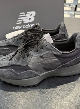 New Balance NB327系列男女同款黑武士舒适复古运动跑步鞋U327WCD