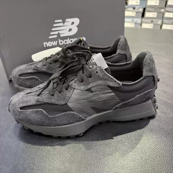 New Balance NB327 Unisex Comfort Retro Running Shoes Black U327WCD