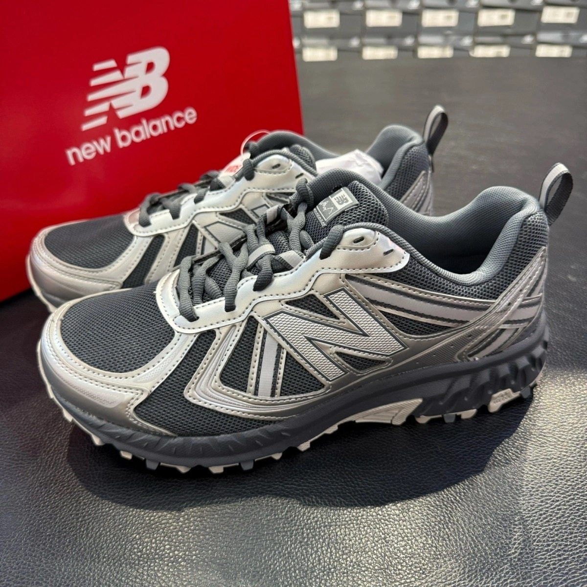 New balance Nb410系列 男女同款银黑复古户外运动休闲鞋MT410GS5