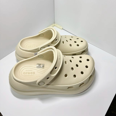 Crocs卡骆驰泡芙洞洞鞋男女2026新款凉拖鞋沙滩鞋户外凉鞋207521