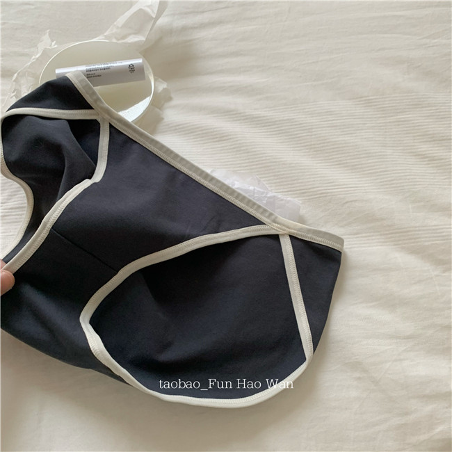 耐脏黑灰/绿灰色系内裤 女棉质高开叉三角裤 纯色基础包臀中低,女士内衣/男士内衣/家居服,女三角裤,淘宝优惠券,粉丝福利购,淘宝优惠卷