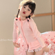 速干专业游泳衣中小童宝宝防晒泳装 韩国新款 女童泳衣公主分体长袖