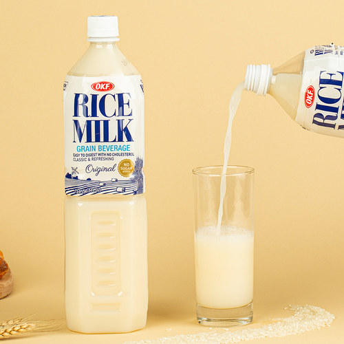【新日期！】OKF韩国进口 低糖奶味米露1.5L/瓶