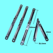 不锈钢 加厚衣架固定条晾衣架配件X型晒衣架链接件折叠件1.4mm