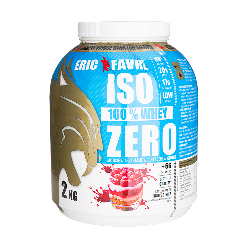 法國eric favre ISO ZERO 100%白金乳清分離蛋白粉2kg/罐