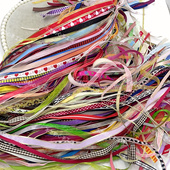 100米彩带韩版 带diy手工制作蝴蝶结包夹子材料编发丝带纱带配件