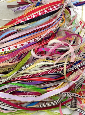 100米彩带韩版带diy手工制作蝴蝶结包夹子材料编发丝带纱带配件