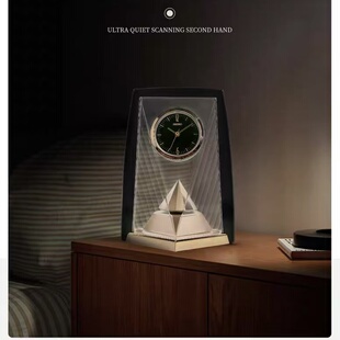 日本正品SEIKO精工座钟静音金字塔钟摆轻奢卧室酒店办公室台钟234