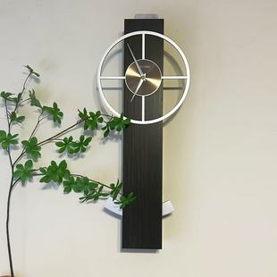 RHYTHM日本丽声日式实木西敏寺报时挂钟客厅卧室艺术轻奢钟表598