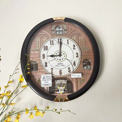 SEIKO欧式客厅光控报时音乐钟