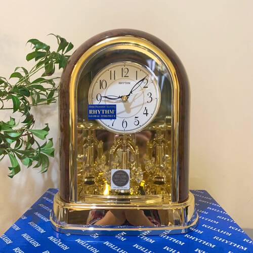 丽声欧式办公室水晶座钟奢华旋转