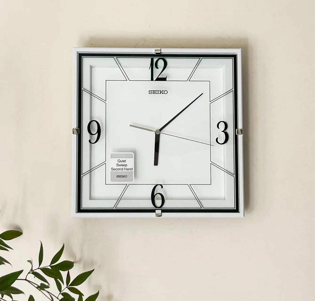 SEIKO日式客厅卧室超静音挂钟