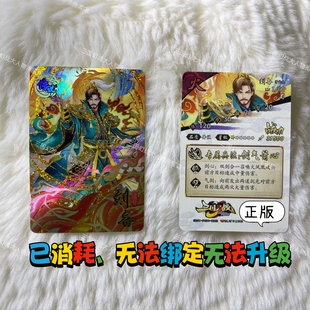 正版街机卡三国幻战传说史诗稀有武将兵法宠物已消耗不可绑定