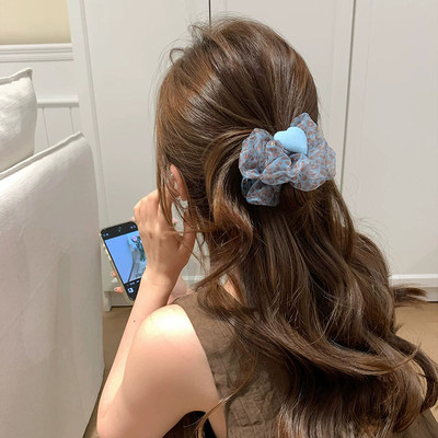 温柔慵懒风豹纹发圈女高级感