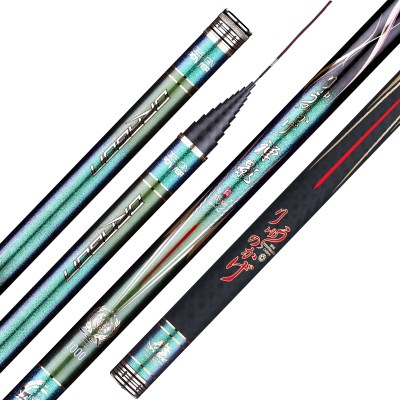 日本进口t碳素钓鱼竿手杆8 9 10 12 13米超轻超硬草洞传统打窝长