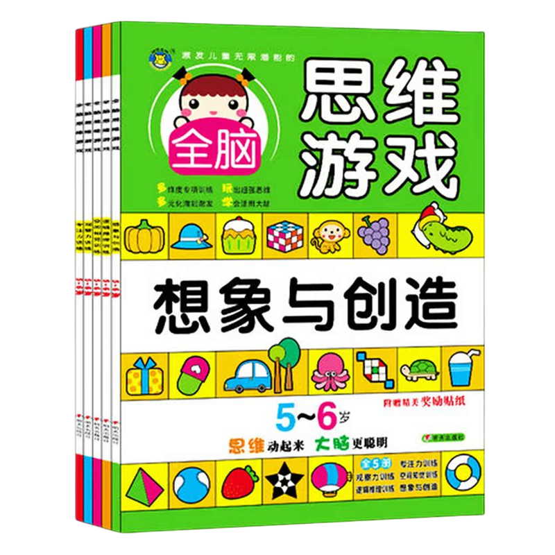 5-6岁儿童智力书籍全脑思维游戏