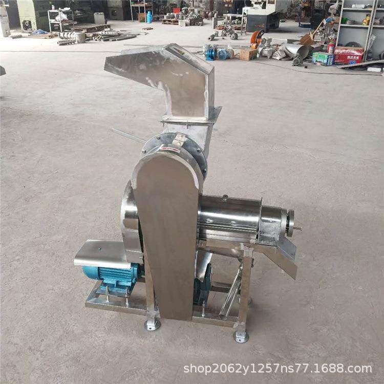 大型工业柑橘榨汁机 不锈钢刺梨螺旋榨汁机 饮料加工榨汁流水线