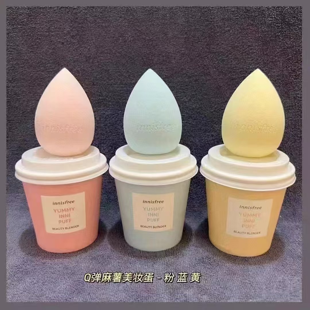 【3个】悦诗家Q弹麻薯美妆蛋12g软糯亲肤上妆不卡粉