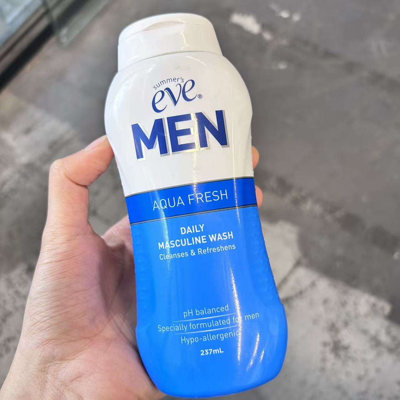 多效均衡男性护理液237ml温和舒适清爽滋润日常清洁