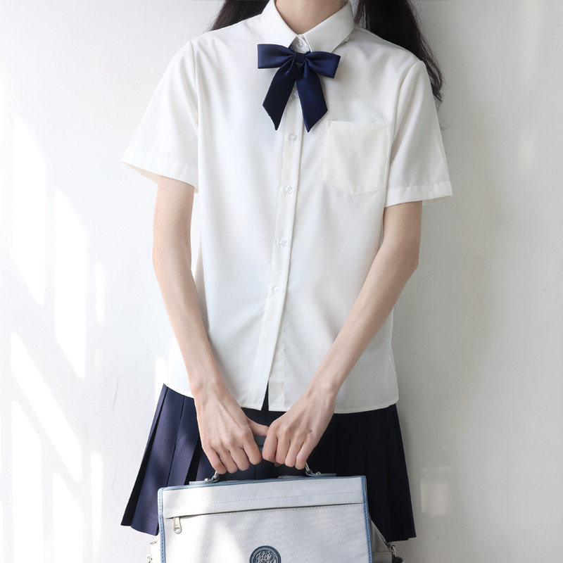 日本良品JK制服不透短袖衬衫女
