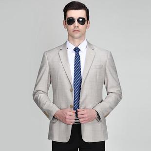 新款 I年商务休闲薄款 免尚烫西装 西外 中2019 服时羊毛西男春秋季