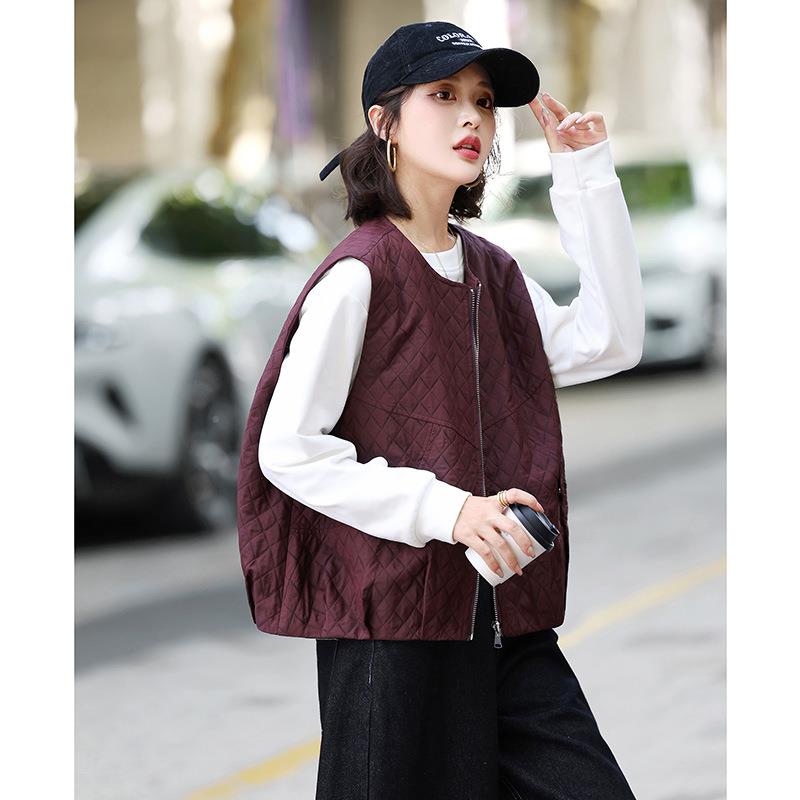 马甲女时髦洋气早秋季新ZMA5508质款爆款气妈外穿尚时背心无袖妈