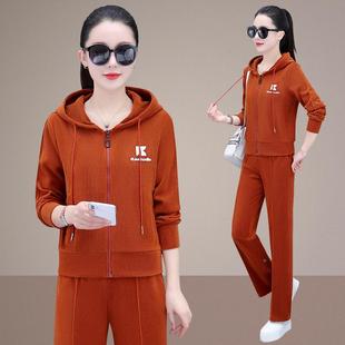 5830步服开衫 秋季 时女尚春显瘦跑63 休闲运动套装 连帽上衣 件新款
