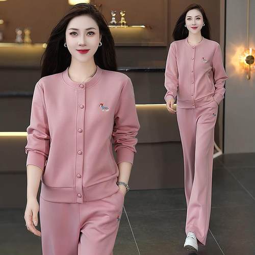 春季女款领透气长运动装性健身9671148跑步训练套休闲弹运动袖装