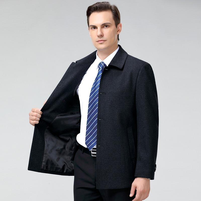 DK34装品牌羊绒大高端男休衣闲时尚风衣士中老年商务秋冬款保暖冬