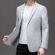 纯色男士 休薄款 高端中青年闲西装 PP春新外款 高级秋感西 单西99123