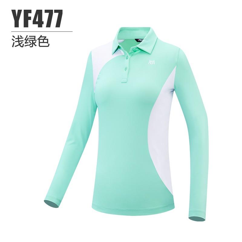 尔夫套装女时长袖上衣秋冬季吸湿排汗女服装百搭衣高服YF477尚恤